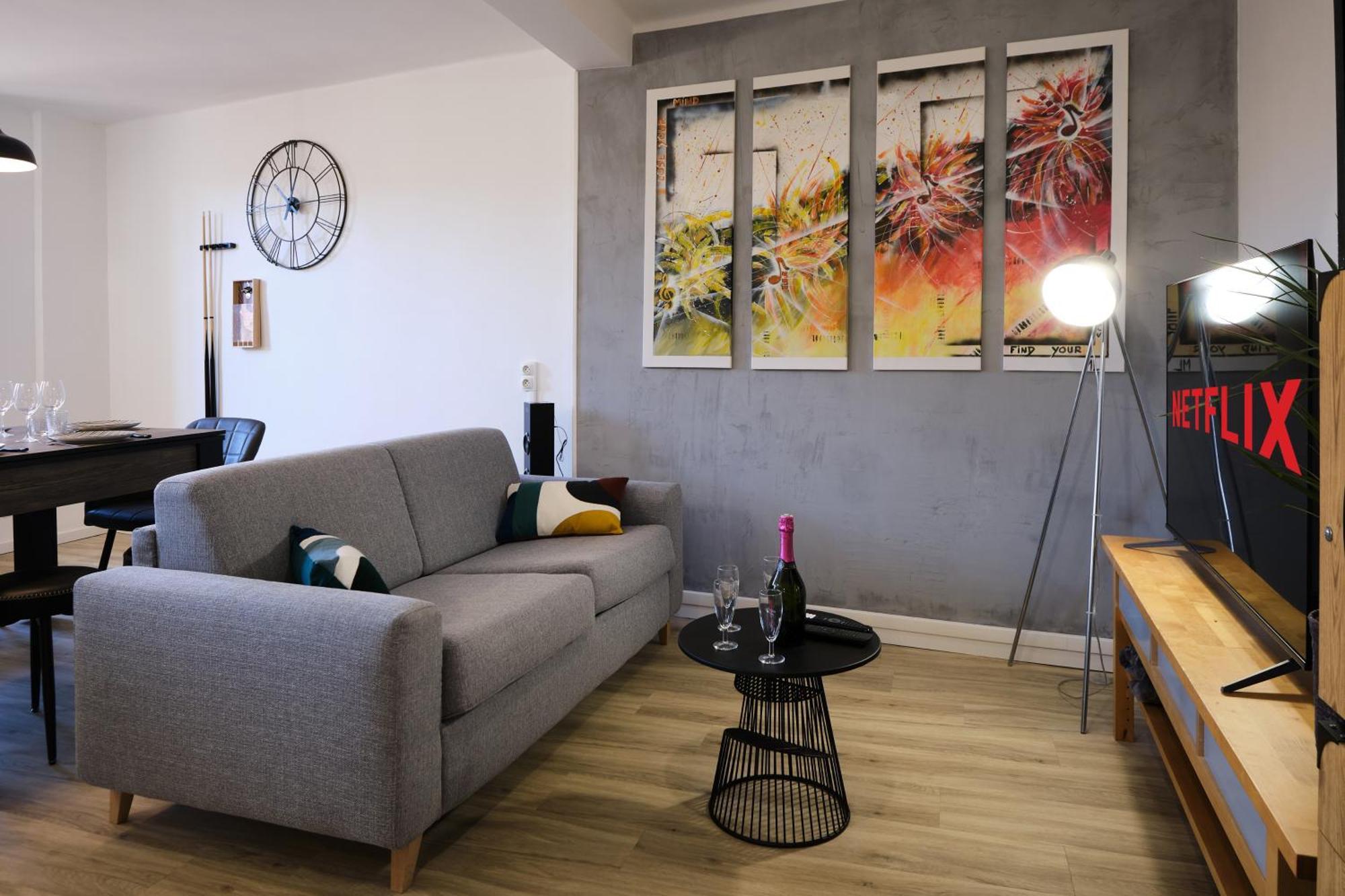 Magnifique*T4*Centre Ville*Wifi*Billard*Netflix* Limoux Luaran gambar