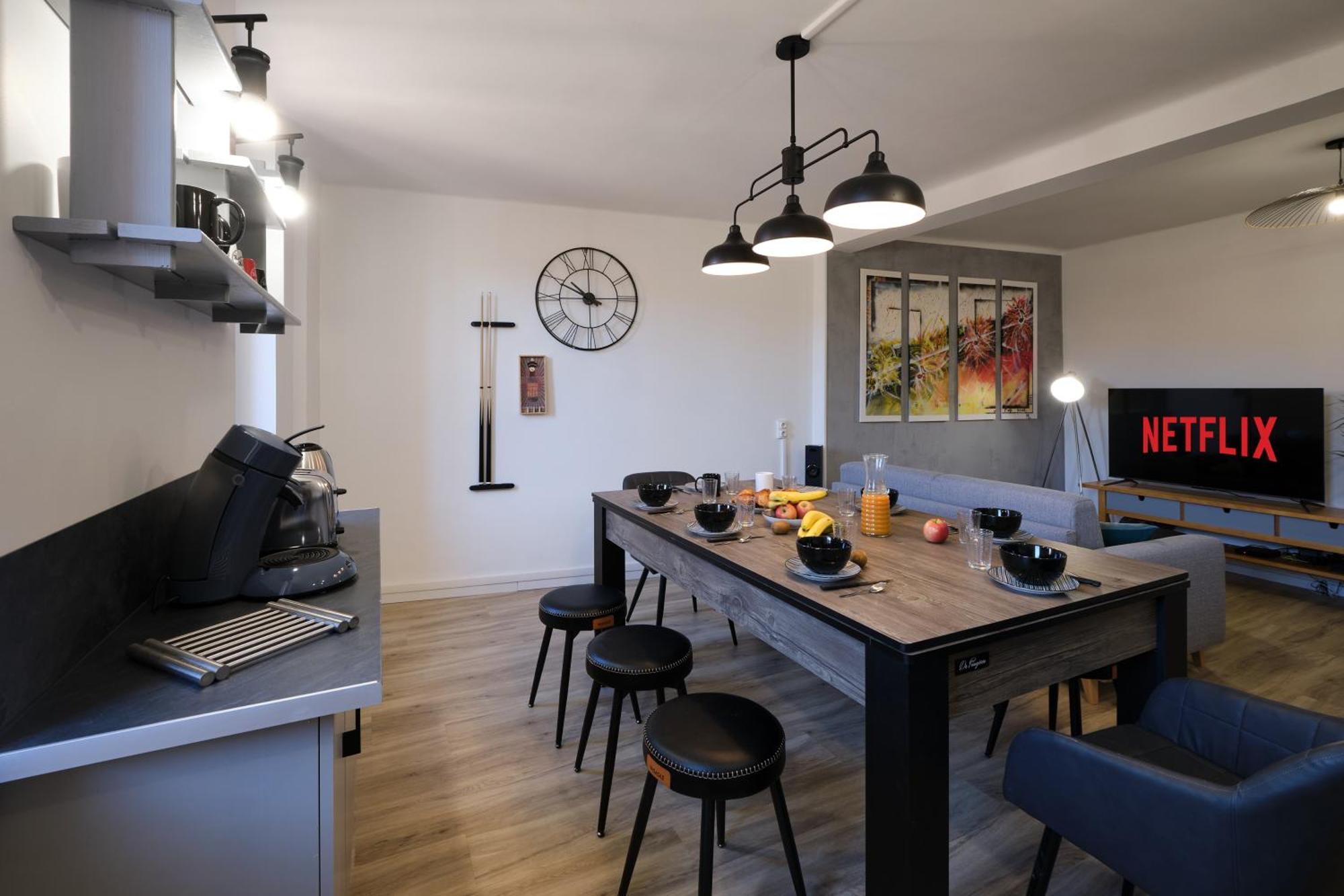 Magnifique*T4*Centre Ville*Wifi*Billard*Netflix* Limoux Luaran gambar