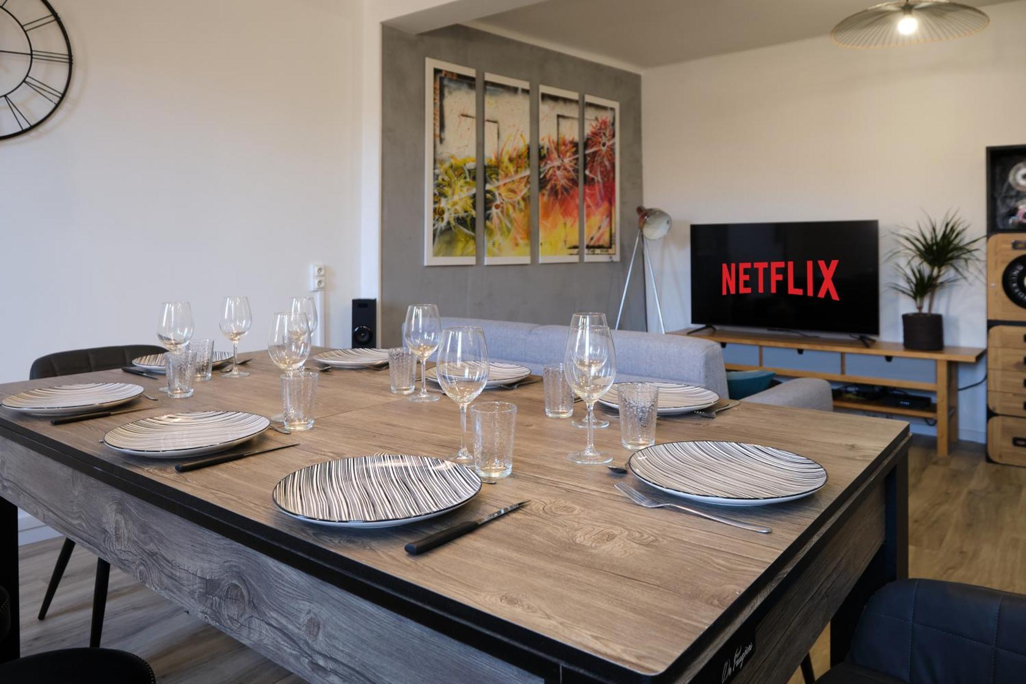 Magnifique*T4*Centre Ville*Wifi*Billard*Netflix* Limoux Luaran gambar